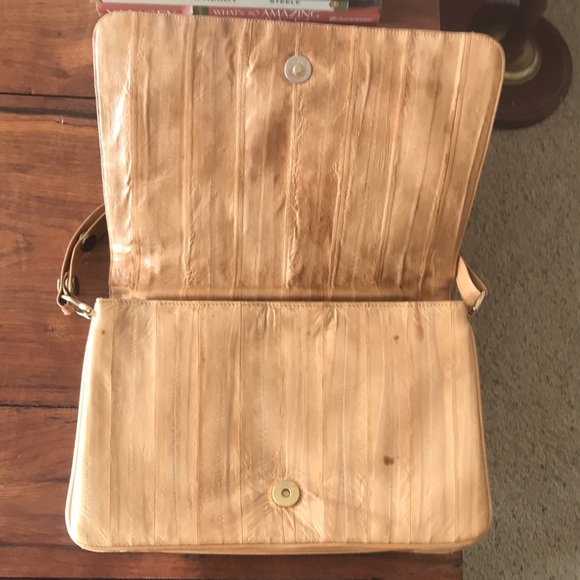 90’s Eel skin handbag - vintage - Picture 2 of 13